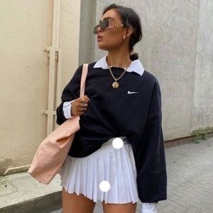 White Nike tennis skirt